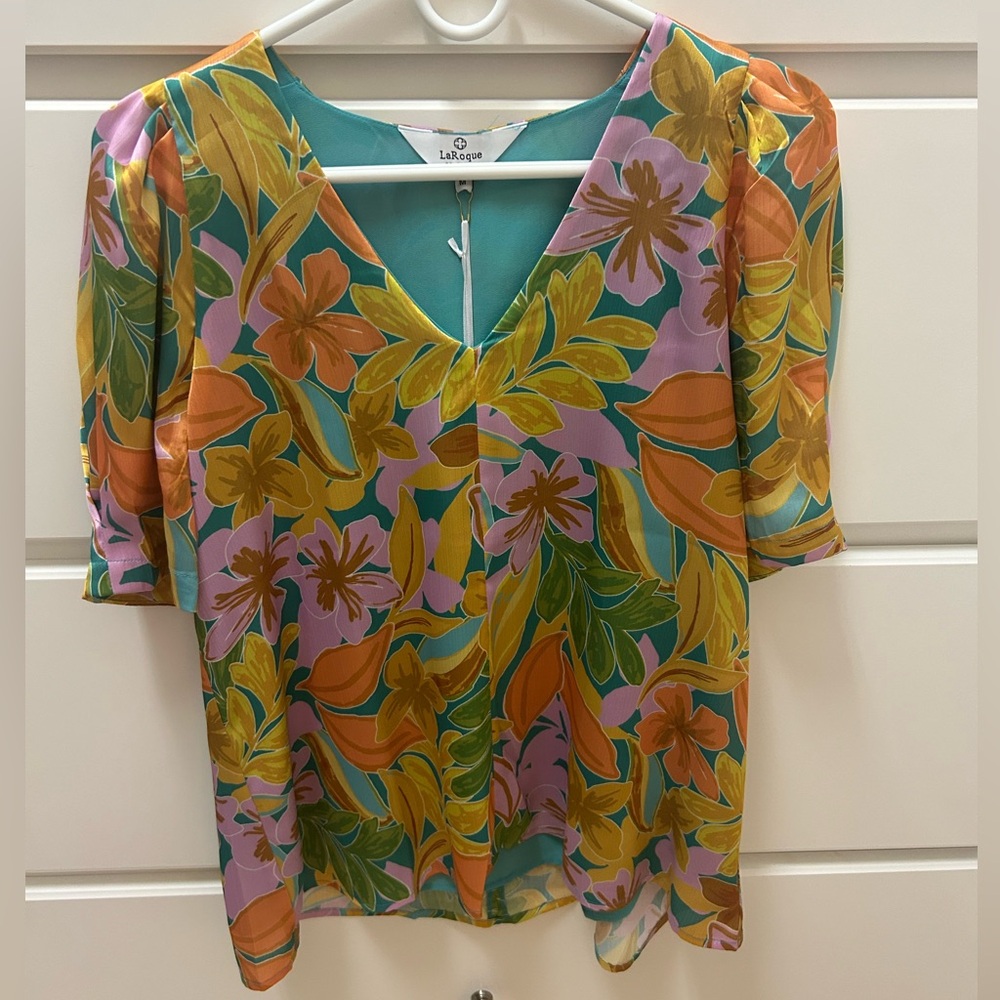 La Roque Floral Top